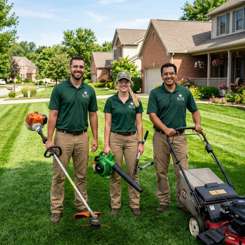 The GreenEdge Lawn Care team